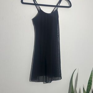 Dance Class Black Sheer Chemise for Kids